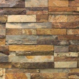 Interlocking Riven Slate Asian Autumn